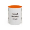 11oz French Bulldog Dog Mom Mug, Vintage Sketch Coffee Mug, Dog Mom Gift