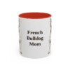 11oz French Bulldog Dog Mom Mug, Vintage Sketch Coffee Mug, Dog Mom Gift
