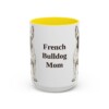 15oz French Bulldog Dog Mom Mug, Vintage Sketch Coffee Mug, Dog Mom Gift