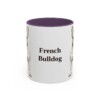french-bulldog-mug-purple-1 11oz French Bulldog Mug, Vintage Dog Portrait Coffee Mug, Dog Lover Gift