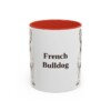 french-bulldog-mug-red-1 11oz French Bulldog Mug, Vintage Dog Portrait Coffee Mug, Dog Lover Gift