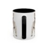11oz French Bulldog Mug, Illustrated Dog Breed Facts Coffee Mug, Vintage Dog Keepsake Gift