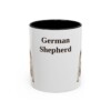 11oz German Shepherd Mug, Vintage Dog Portrait Coffee Mug, Dog Lover Gift
