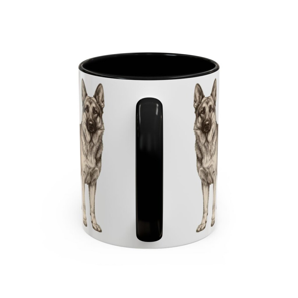 11oz Funny German Shepherd Mug, German Engineering, Vintage Dog Coffee Mug, Dog Lover Gift
