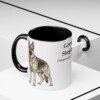 11oz German Shepherd Latin Mug, German Shepherd, Vintage Dog Coffee Mug, Dog Lover Gift