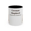 11oz German Shepherd Latin Mug, German Shepherd, Vintage Dog Coffee Mug, Dog Lover Gift