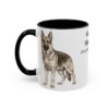 11oz German Shepherd Latin Mug, German Shepherd, Vintage Dog Coffee Mug, Dog Lover Gift