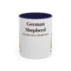 11oz German Shepherd Latin Mug, German Shepherd, Vintage Dog Coffee Mug, Dog Lover Gift