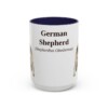 15oz German Shepherd Latin Mug, German Shepherd, Vintage Dog Coffee Mug, Dog Lover Gift