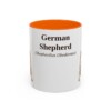 11oz German Shepherd Latin Mug, German Shepherd, Vintage Dog Coffee Mug, Dog Lover Gift