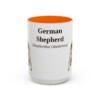 15oz German Shepherd Latin Mug, German Shepherd, Vintage Dog Coffee Mug, Dog Lover Gift