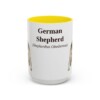 15oz German Shepherd Latin Mug, German Shepherd, Vintage Dog Coffee Mug, Dog Lover Gift