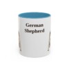 11oz German Shepherd Mug, Vintage Dog Portrait Coffee Mug, Dog Lover Gift