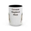 15oz German Shepherd Dog Mom Mug, Vintage Sketch Coffee Mug, Dog Mom Gift
