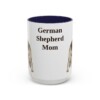15oz German Shepherd Dog Mom Mug, Vintage Sketch Coffee Mug, Dog Mom Gift
