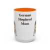 15oz German Shepherd Dog Mom Mug, Vintage Sketch Coffee Mug, Dog Mom Gift