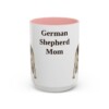 15oz German Shepherd Dog Mom Mug, Vintage Sketch Coffee Mug, Dog Mom Gift