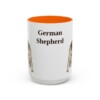 15oz German Shepherd Mug, Vintage Dog Portrait Coffee Mug, Dog Lover Gift