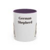 11oz German Shepherd Mug, Vintage Dog Portrait Coffee Mug, Dog Lover Gift