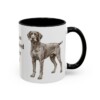 11oz German Wirehaired Pointer Dog Dad Mug, Vintage Sketch Coffee Mug, Dog Dad Gift