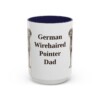 15oz German Wirehaired Pointer Dog Dad Mug, Vintage Sketch Coffee Mug, Dog Dad Gift