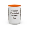 15oz German Wirehaired Pointer Dog Dad Mug, Vintage Sketch Coffee Mug, Dog Dad Gift