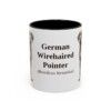 11oz German Wirehaired Pointer Latin Mug, German Wirehaired Pointer, Vintage Dog Coffee Mug, Dog Lover Gift