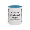 11oz German Wirehaired Pointer Latin Mug, German Wirehaired Pointer, Vintage Dog Coffee Mug, Dog Lover Gift
