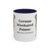 11oz German Wirehaired Pointer Latin Mug, German Wirehaired Pointer, Vintage Dog Coffee Mug, Dog Lover Gift