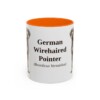 11oz German Wirehaired Pointer Latin Mug, German Wirehaired Pointer, Vintage Dog Coffee Mug, Dog Lover Gift