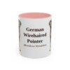 11oz German Wirehaired Pointer Latin Mug, German Wirehaired Pointer, Vintage Dog Coffee Mug, Dog Lover Gift