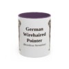 11oz German Wirehaired Pointer Latin Mug, German Wirehaired Pointer, Vintage Dog Coffee Mug, Dog Lover Gift