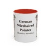 11oz German Wirehaired Pointer Latin Mug, German Wirehaired Pointer, Vintage Dog Coffee Mug, Dog Lover Gift
