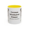11oz German Wirehaired Pointer Latin Mug, German Wirehaired Pointer, Vintage Dog Coffee Mug, Dog Lover Gift