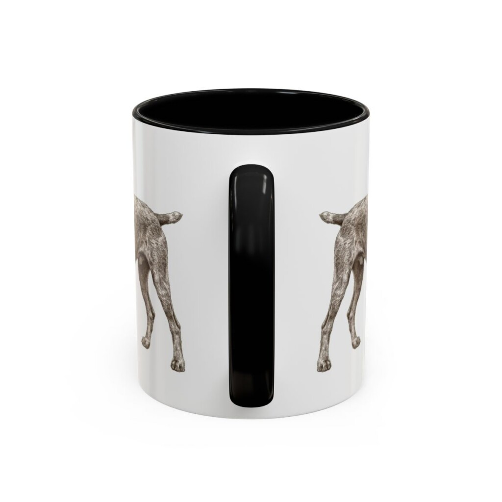 11oz German Wirehaired Pointer Dog Mom Mug, Vintage Sketch Coffee Mug, Dog Mom Gift