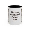 11oz German Wirehaired Pointer Dog Mom Mug, Vintage Sketch Coffee Mug, Dog Mom Gift
