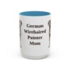 15oz German Wirehaired Pointer Dog Mom Mug, Vintage Sketch Coffee Mug, Dog Mom Gift