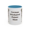 11oz German Wirehaired Pointer Dog Mom Mug, Vintage Sketch Coffee Mug, Dog Mom Gift