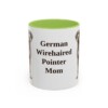 11oz German Wirehaired Pointer Dog Mom Mug, Vintage Sketch Coffee Mug, Dog Mom Gift