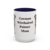 15oz German Wirehaired Pointer Dog Mom Mug, Vintage Sketch Coffee Mug, Dog Mom Gift