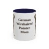 11oz German Wirehaired Pointer Dog Mom Mug, Vintage Sketch Coffee Mug, Dog Mom Gift