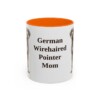 11oz German Wirehaired Pointer Dog Mom Mug, Vintage Sketch Coffee Mug, Dog Mom Gift