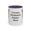 11oz German Wirehaired Pointer Dog Mom Mug, Vintage Sketch Coffee Mug, Dog Mom Gift