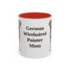 11oz German Wirehaired Pointer Dog Mom Mug, Vintage Sketch Coffee Mug, Dog Mom Gift