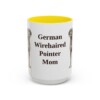 15oz German Wirehaired Pointer Dog Mom Mug, Vintage Sketch Coffee Mug, Dog Mom Gift