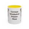11oz German Wirehaired Pointer Dog Mom Mug, Vintage Sketch Coffee Mug, Dog Mom Gift