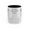 11oz German Wirehaired Pointer Mug, Illustrated Dog Breed Facts Coffee Mug, Vintage Dog Keepsake Gift