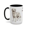 15oz Golden Retriever Mug, Vintage Dog Portrait Coffee Mug, Dog Lover Gift