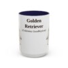 15oz Golden Retriever Latin Mug, Golden Retriever, Vintage Dog Coffee Mug, Dog Lover Gift