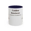 11oz Golden Retriever Latin Mug, Golden Retriever, Vintage Dog Coffee Mug, Dog Lover Gift